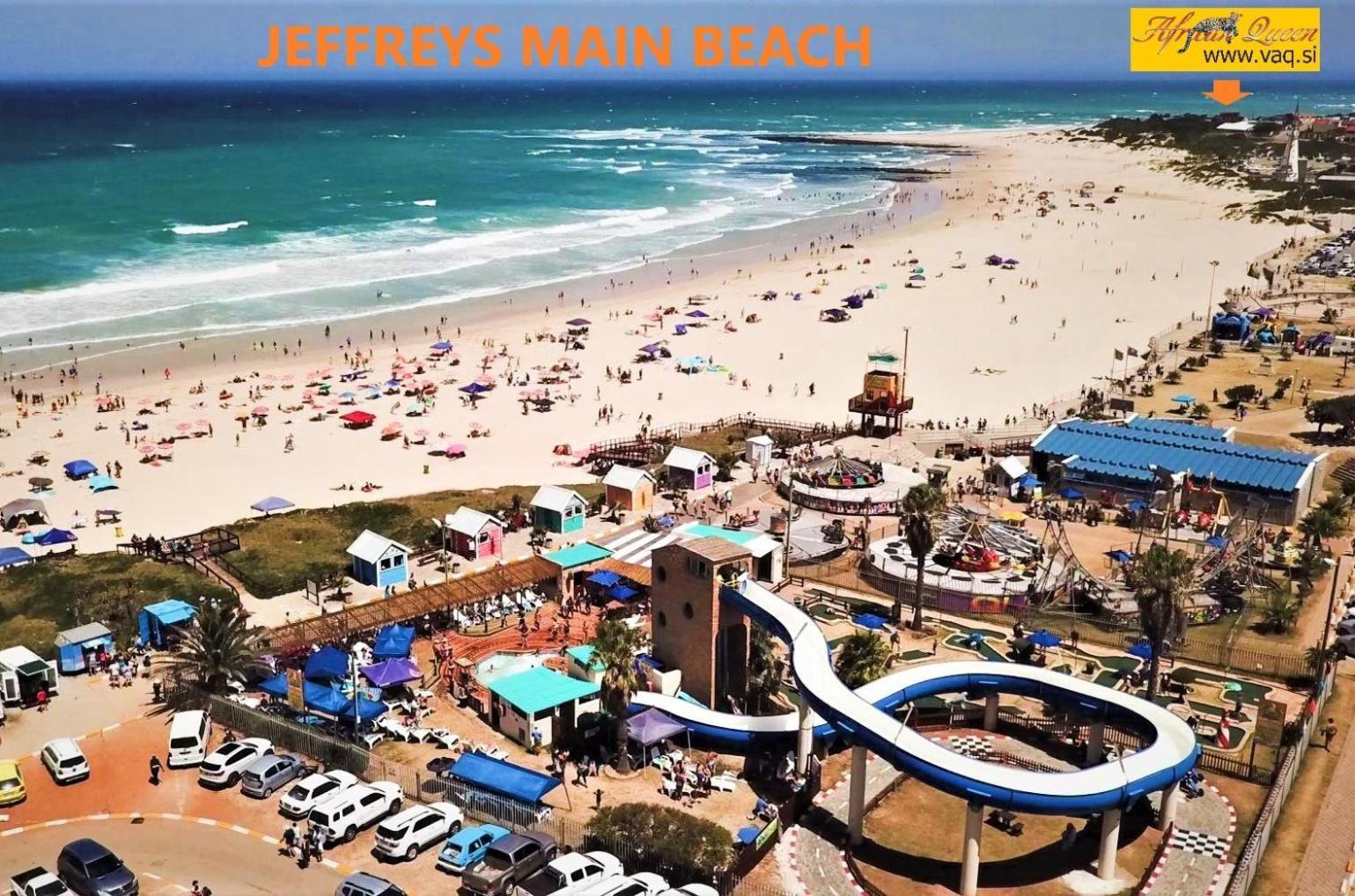 Beachfront Villa African Queen 11Beds Jeffreysbaai Buitenkant foto